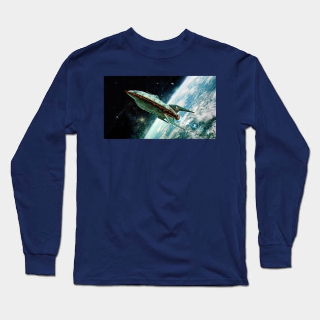 Planet Express in Space v.4 Long Sleeve T-Shirt by seccovan